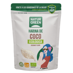 NaturGreen Harina de Coco Bio Sin Gluten 500 gr