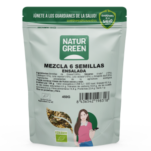 NaturGreen Mezcla 6 Semillas Ensalada Bio 450 gr (con gluten)