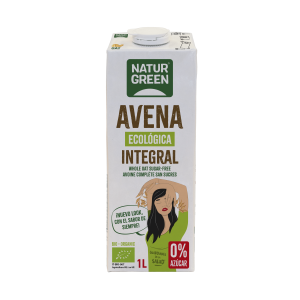 Naturgreen Bebida de Avena Integral 0% Azucares Bio 1 L