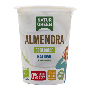 Naturgreen Biogurt Almendra Nature Bio 400 gr
