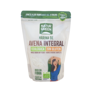 Naturgreen Harina de Avena Integral sin gluten 500 gr Bio