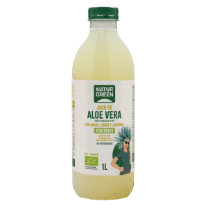 Naturgreen Jugo de Aloe Vera con agave, limon y jengibre Bio 1 lt