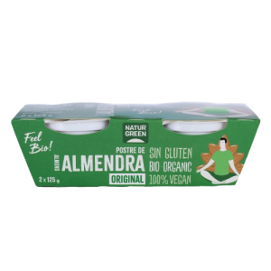 Naturgreen Postre Almendra Bio 2 x 125 gr