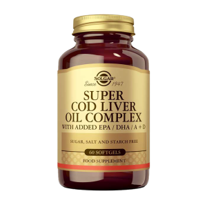 SLG Super Cod
  Liver Oil Complex 60 Capsulas Blandas (Aceite de Higado de Bacalao)