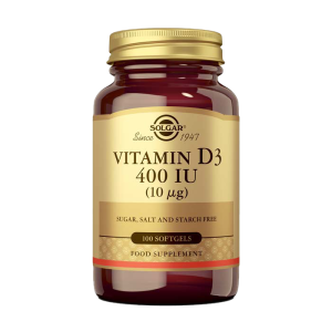 SLG Vitamina
  D3 400 UI 10 mcg 100 Caps. Gelatina Blanda