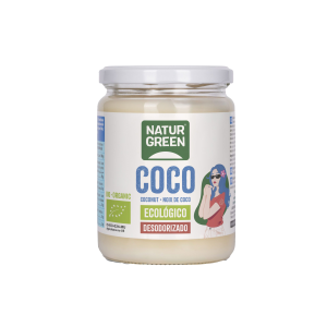 NaturGreen Aceite de Coco Desodorizado Bio 430 ml / 400 g.