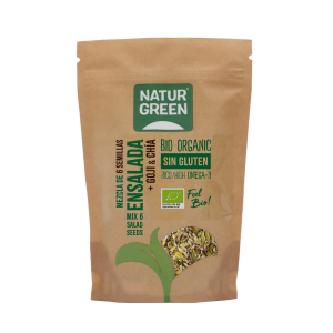 NaturGreen Mezcla 6 Semillas Ensalada Goji y Chia Bio 225 gr con gluten