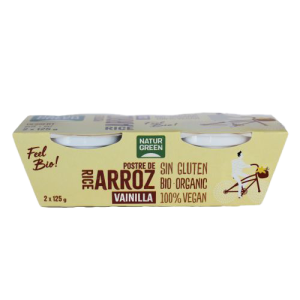 Naturgreen Postre Arroz Vainilla Bio 2 x 125 gr
