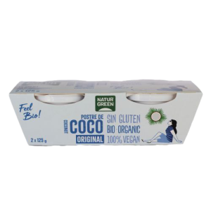 Naturgreen Postre Coco original Bio 2 x 125 gr