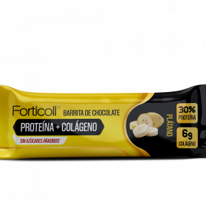 Forticoll Barrita Proteina Colageno Platano 50 g