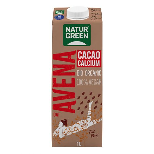 Naturgreen Bebida Avena Chocolate Calcio Bio 1 lt