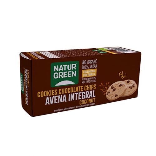 NaturGreen Cookie de Avena Integral con Coco Bio 140 gr