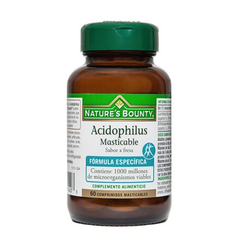 Acidophilus (Sabor Fresa) 60 Comprimidos Masticables