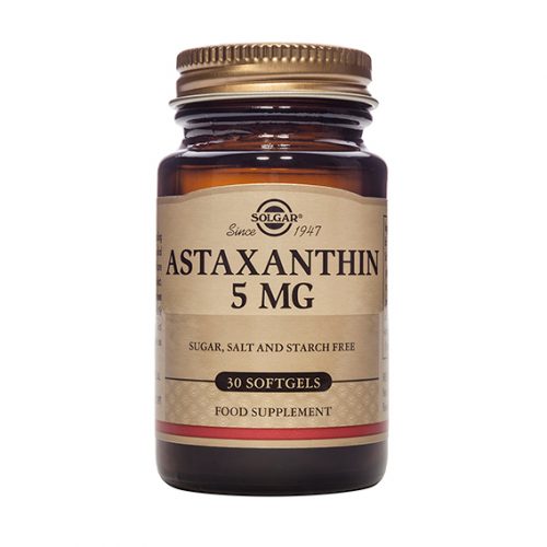 Astaxantina 5 mg 30 Cápsulas Gelatina Blanda