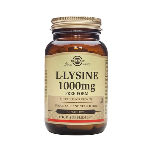 L-Lisina 1.000 mg 50 Comprimidos