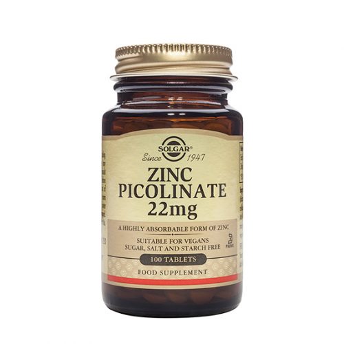 Zinc Picolinato 22 mg Comprimidos 100